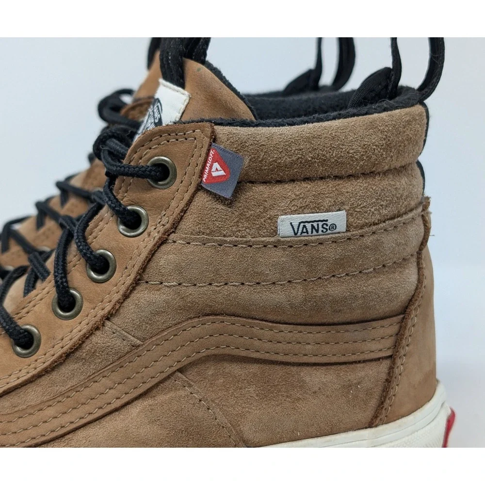 Vans Sk8-Hi MTE-2 Chipmunk Brown Primaloft HydroGuard Sneakers Mens 7 Womens 8.5